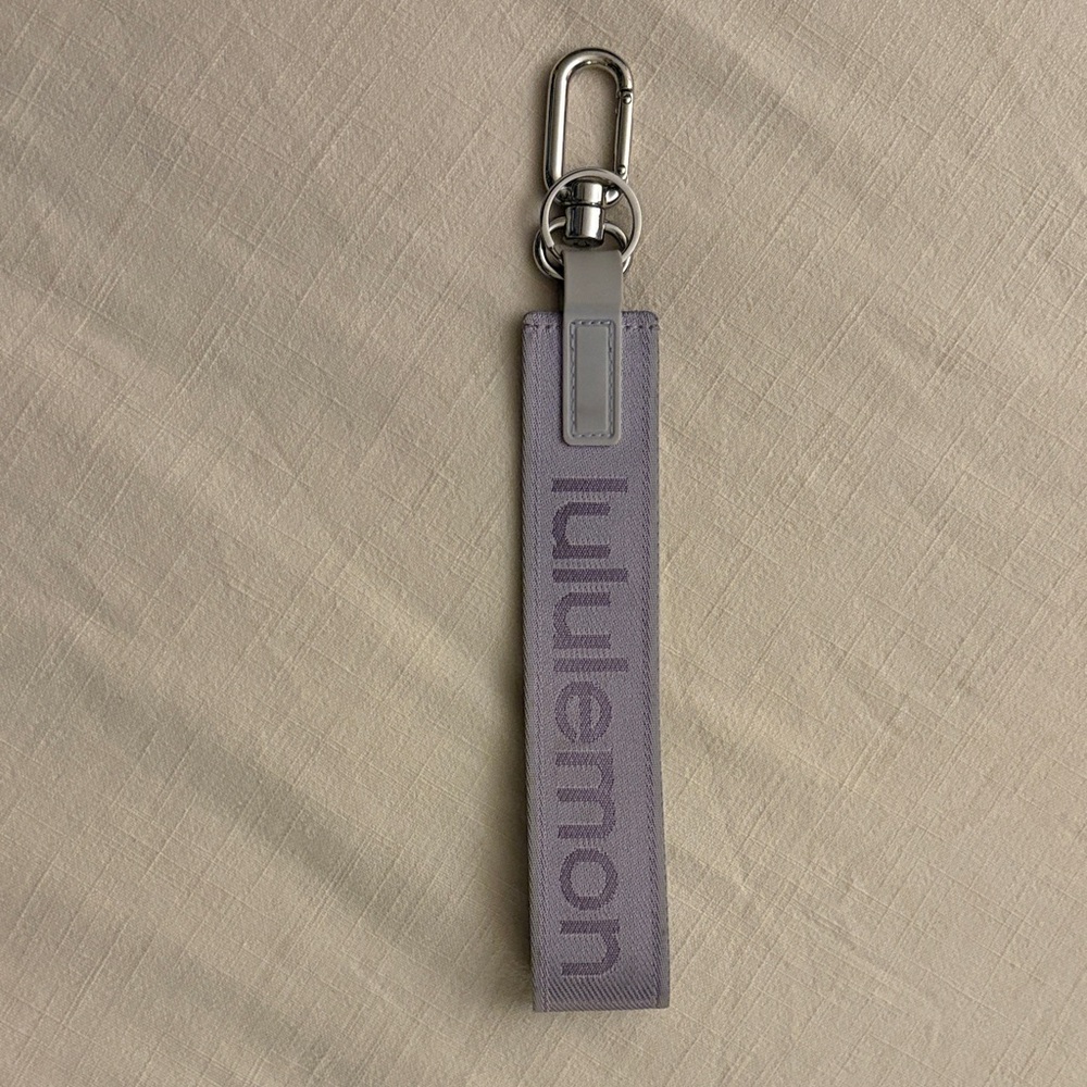 Lululemon Never Lost Lavender Keychain